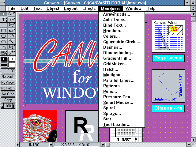 Deneba Canvas 3.52 - Edit